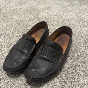 Coach Dark Brown Leather Loafers